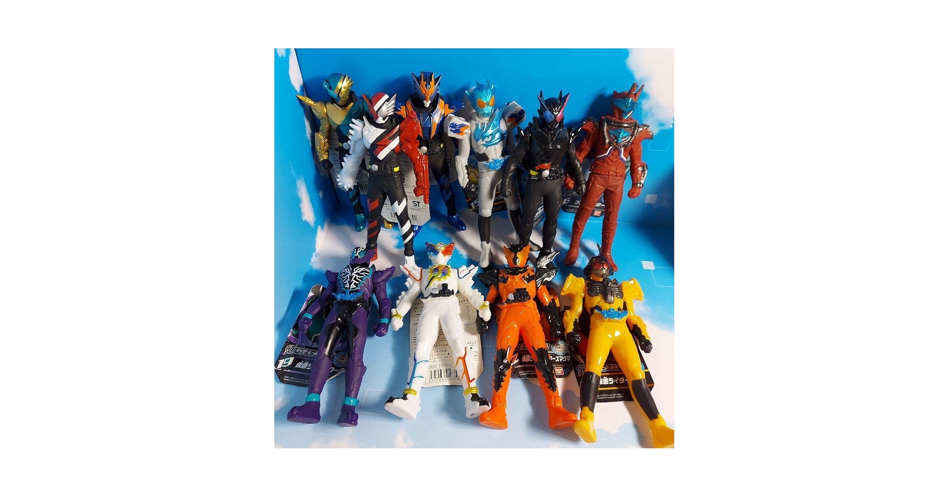 仮面ライダービルド　グリス　ローグ　ジオウ　ソフビ人形　フィギュア　まとめ売り Amazon.co.jp: ライダーヒーローシリーズ 仮面ライダービルド